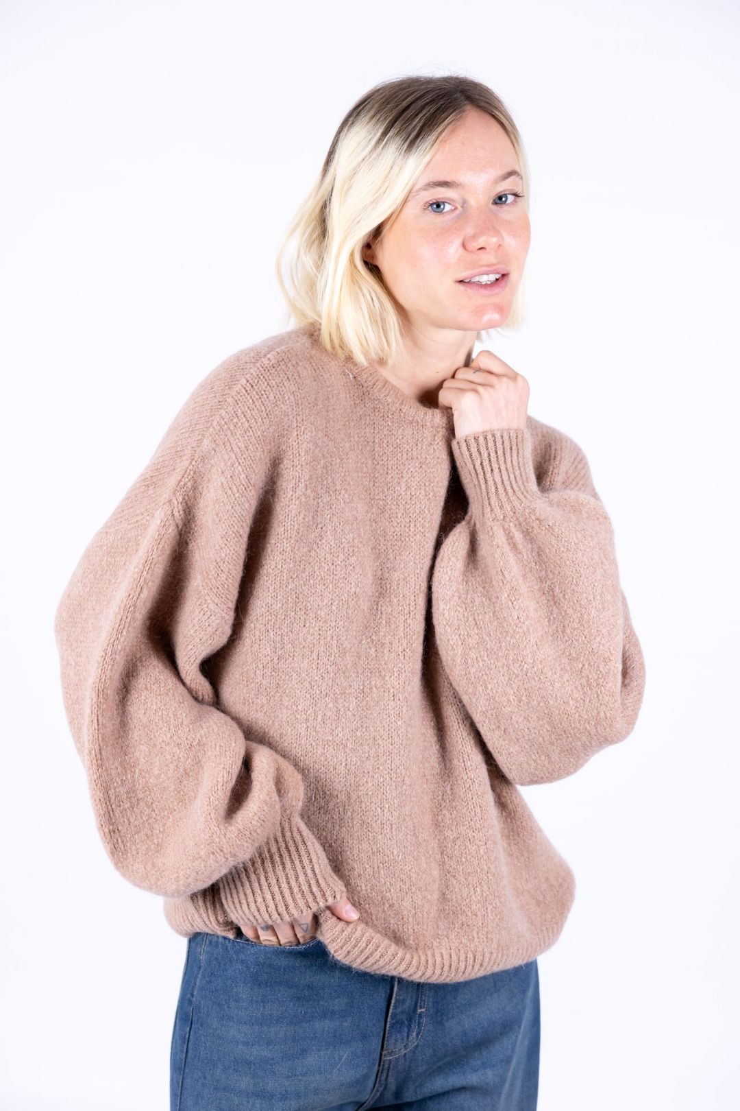 Susy Mix - Maglia girocollo mohair