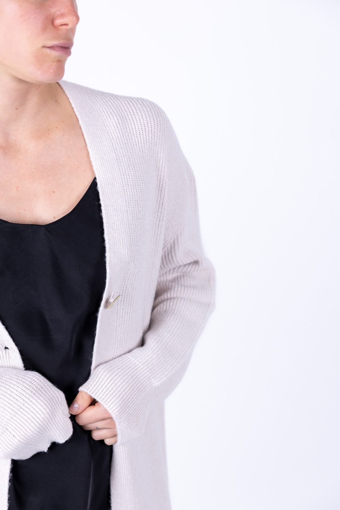 Susy Mix - Cardigan lungo un bottone