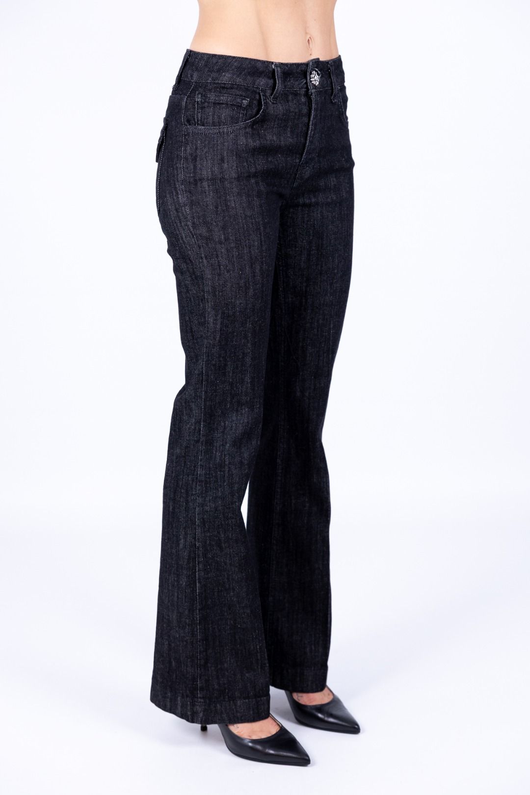 Susy Mix - Jeans con bottone gioiello