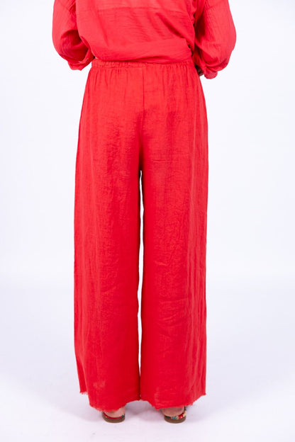 Tensione In - Pantalone Lino ampio