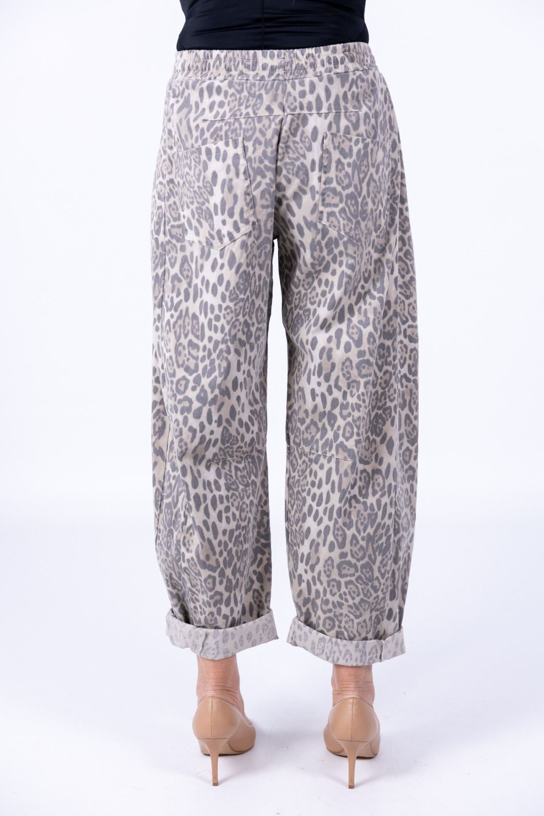 Susy Mix - Pantalone con coulisse maculato