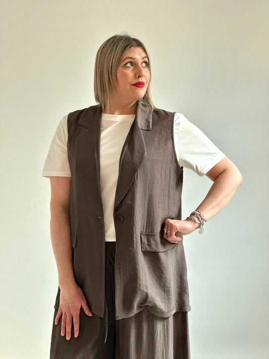 Susy Star - Completo gilet con pantalone