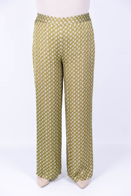 Dejavu - Pantalone fluido palazzo