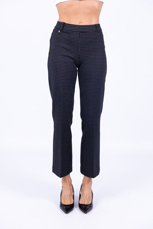 Ragno - Pantalone flare jacquard