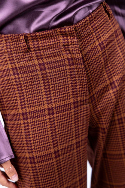 Surkana - Pantaloni ampi in jacquard