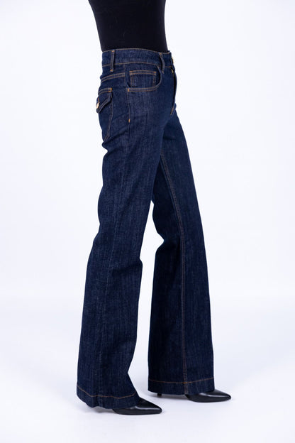 Susy Mix - Jeans con bottone gioiello