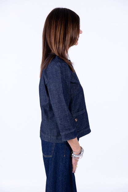 Ragno - Giacca Light Denim manica 3/4