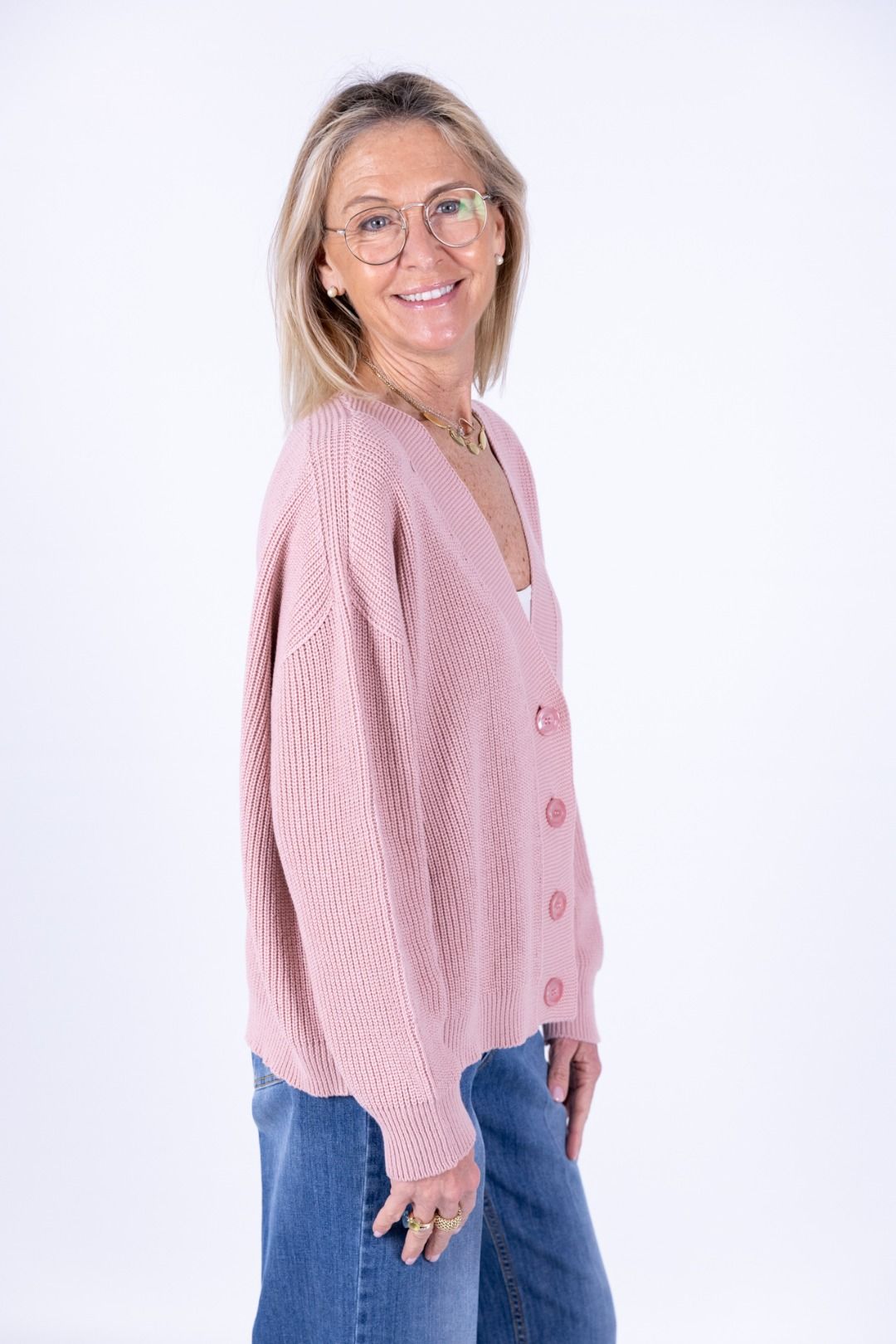 Susy Mix - Cardigan punto pannocchia