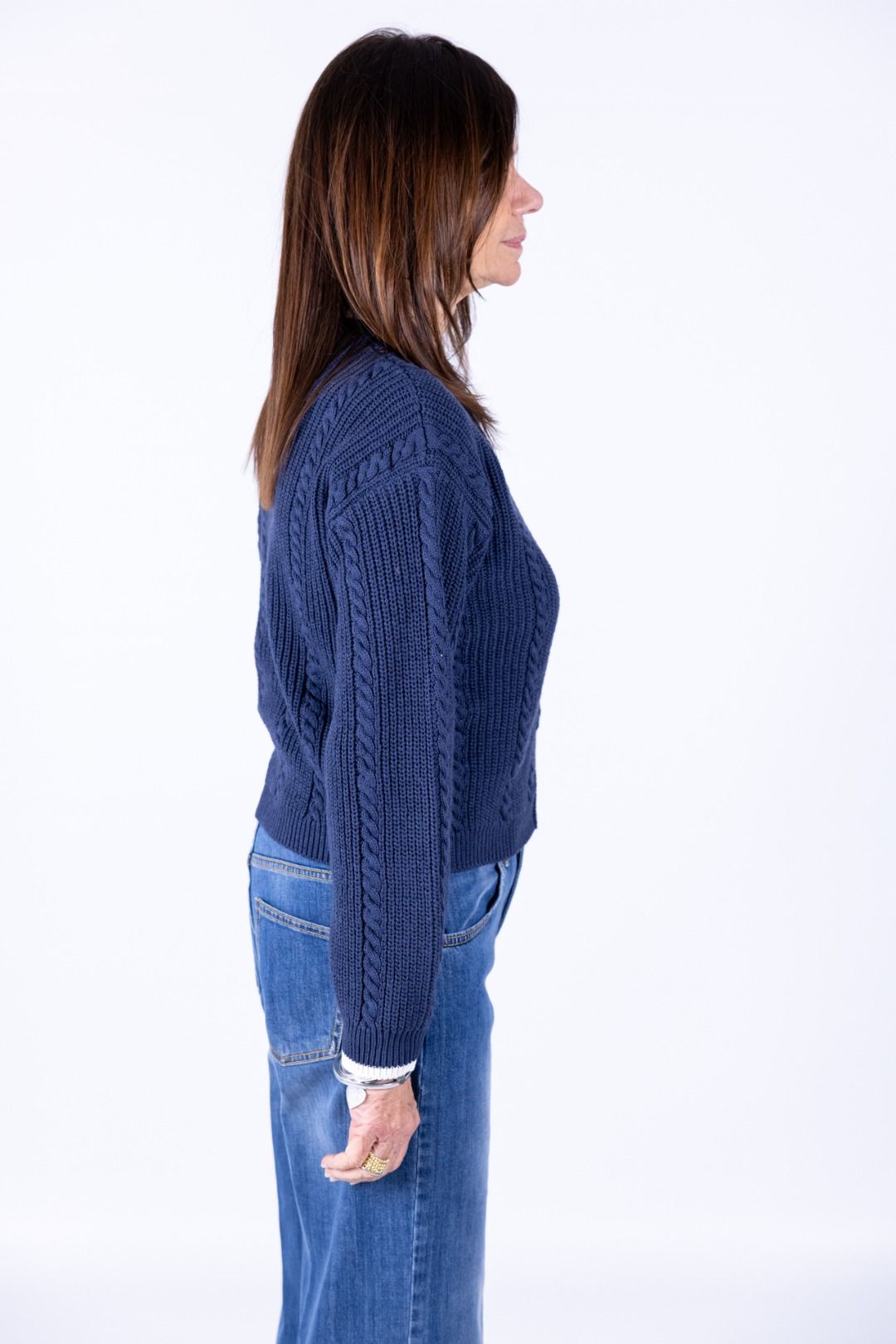 Tensione In - Cardigan a treccie