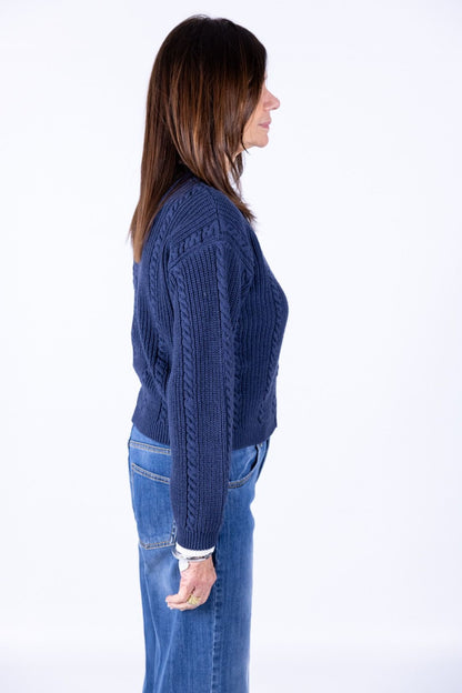 Tensione In - Cardigan a treccie