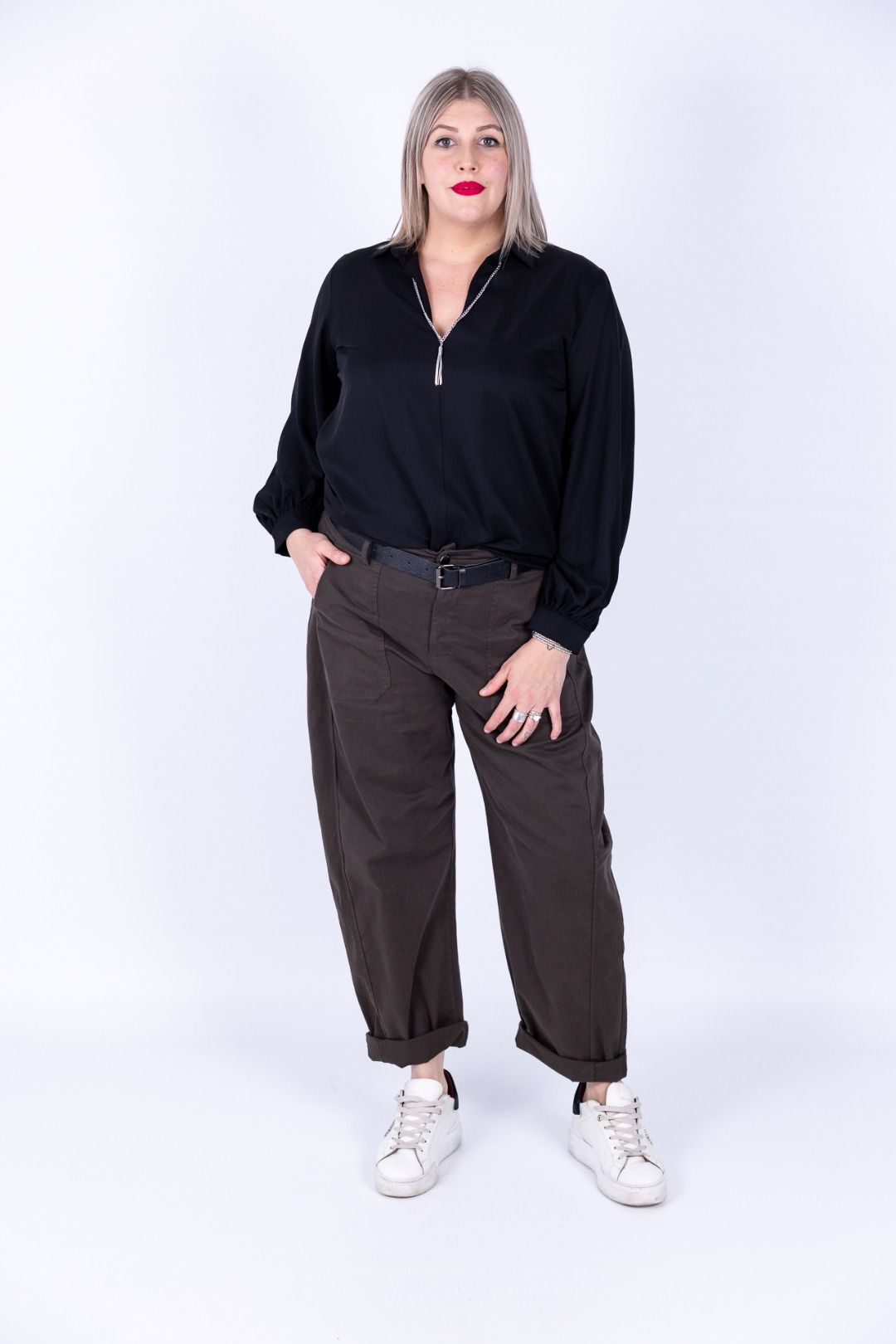 Susy Star - Blusa scollo V