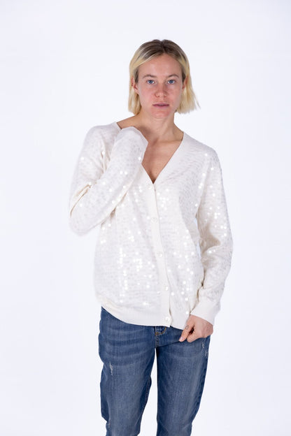 Susy Mix - Cardigan con paillettes