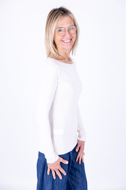 Susy Mix - T-shirt barchetta taglio vivo