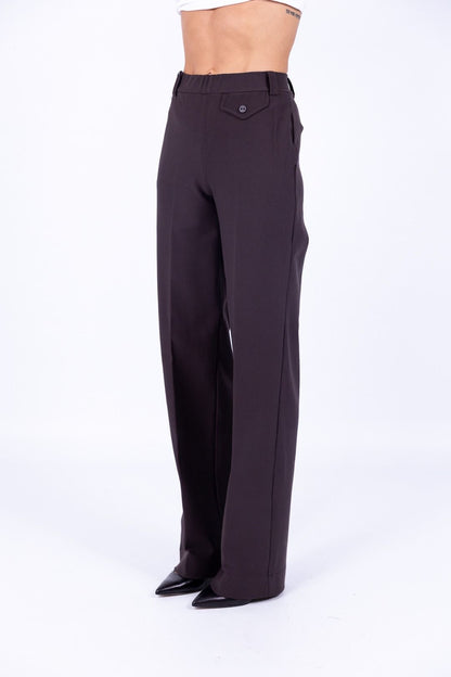 Ragno - Pantalone palazzo con tasche