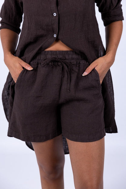 Tensione In - Shorts in lino