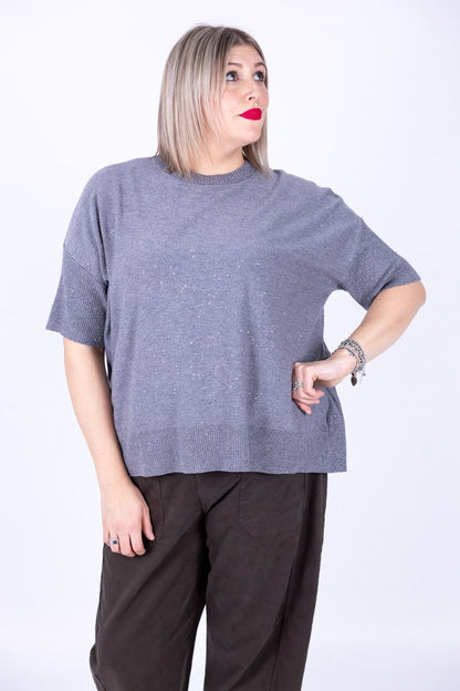 Susy Star - Maglia manica 3/4 con punti luce