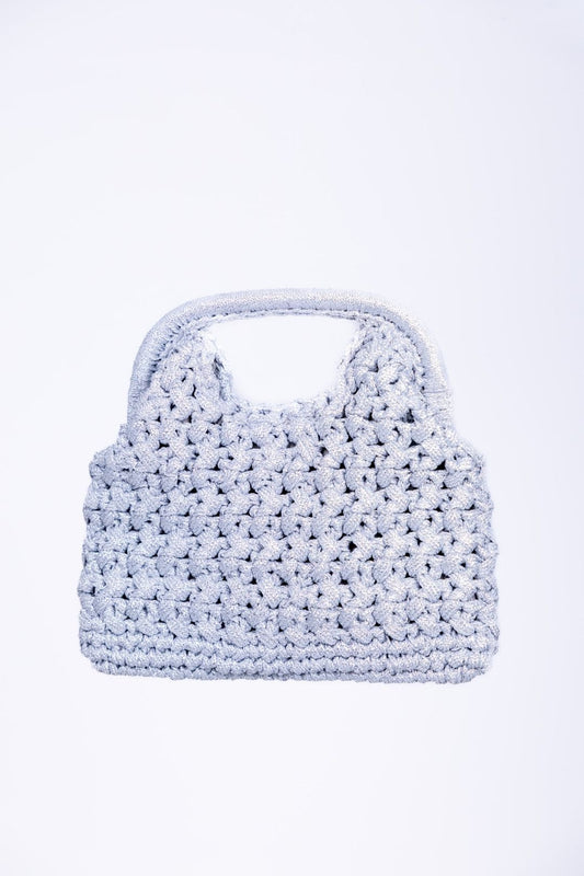 Gulp - Borsa intrecciata lurex