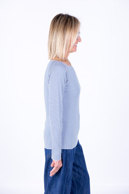 Susy Mix - Maglia barchetta righe