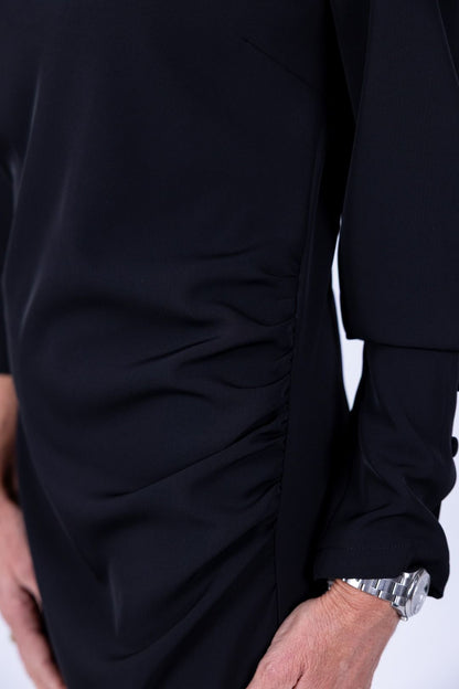 Susy Mix - Abito fluido con bottoni