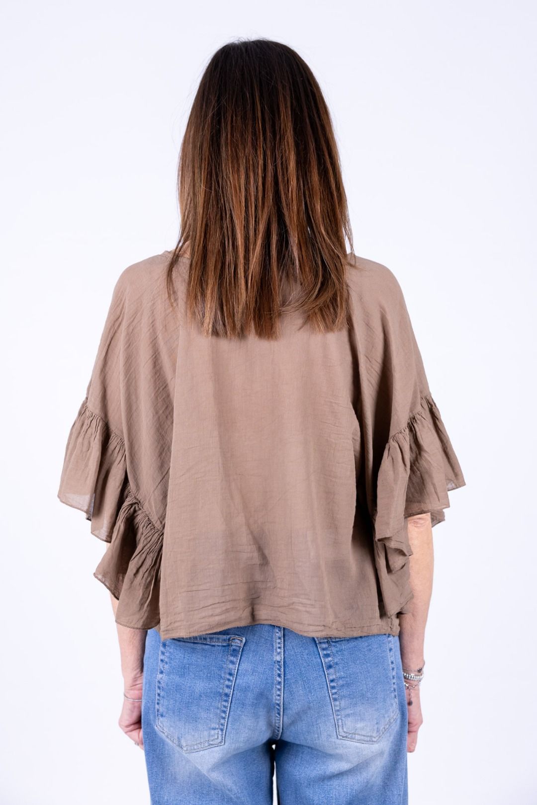 Novepuntouno - Camicina con voulant