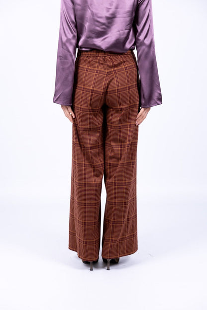 Surkana - Pantaloni ampi in jacquard