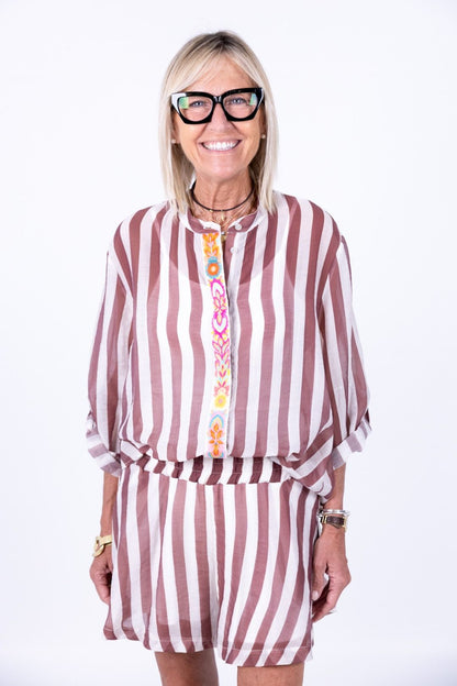 Tensione in - Camicia cotone
