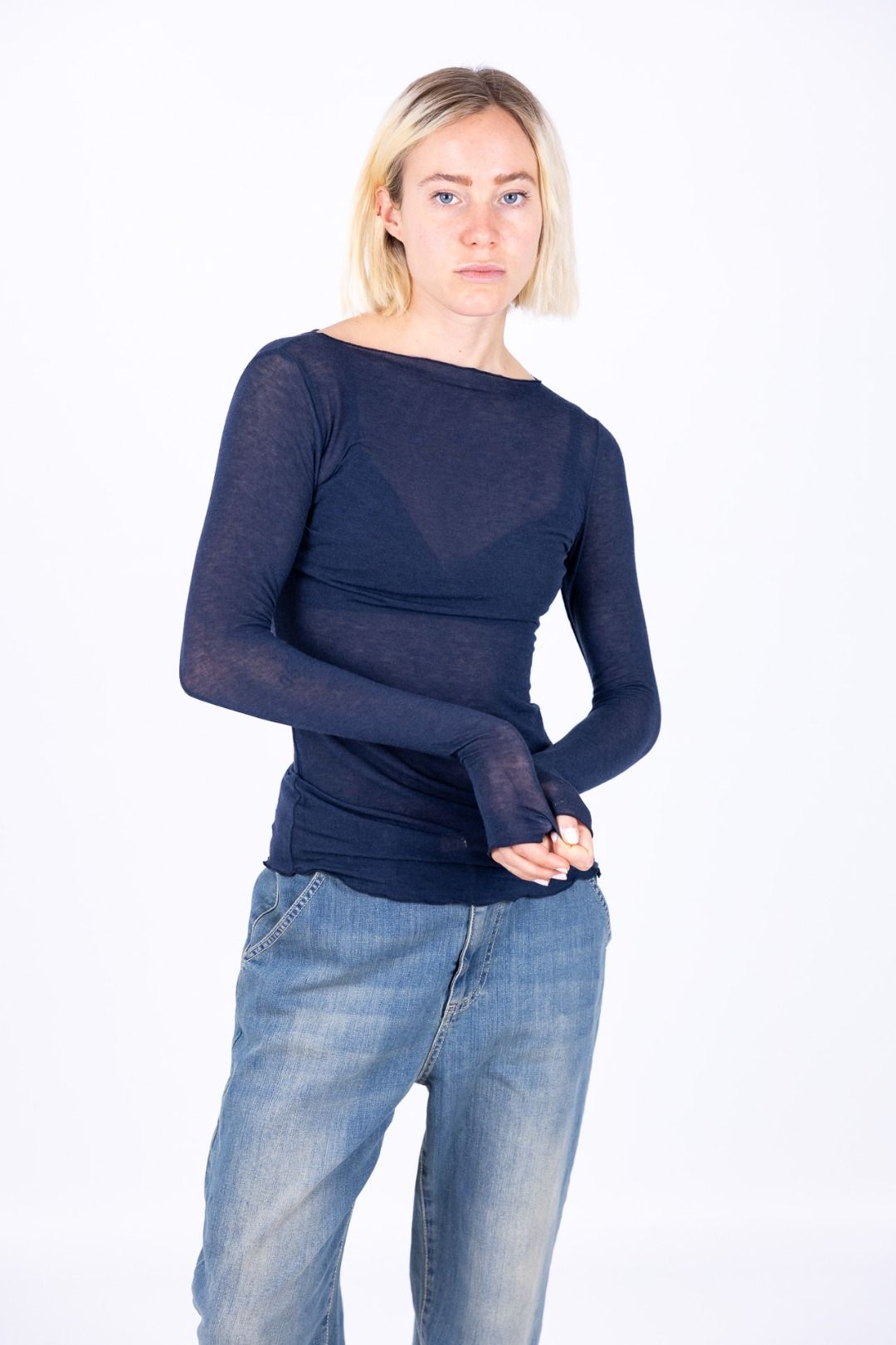 Tensione in - Maglia barca misto cachemire