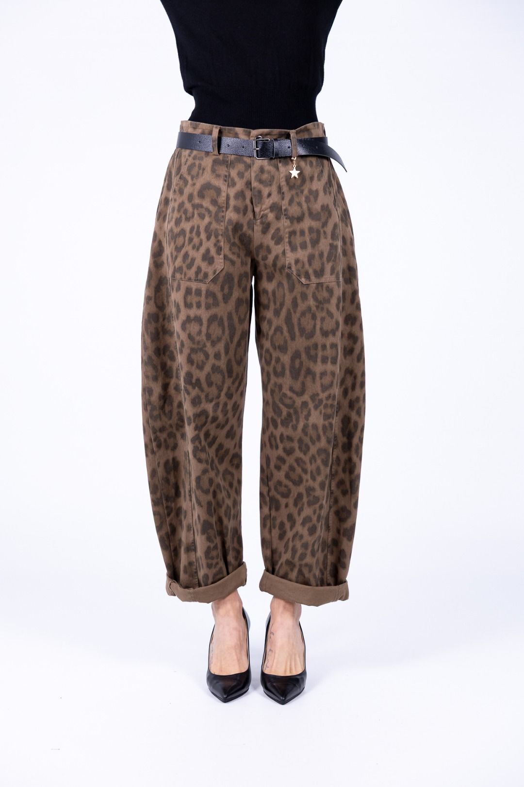 Susy Mix - Pantalone ovetto maculato