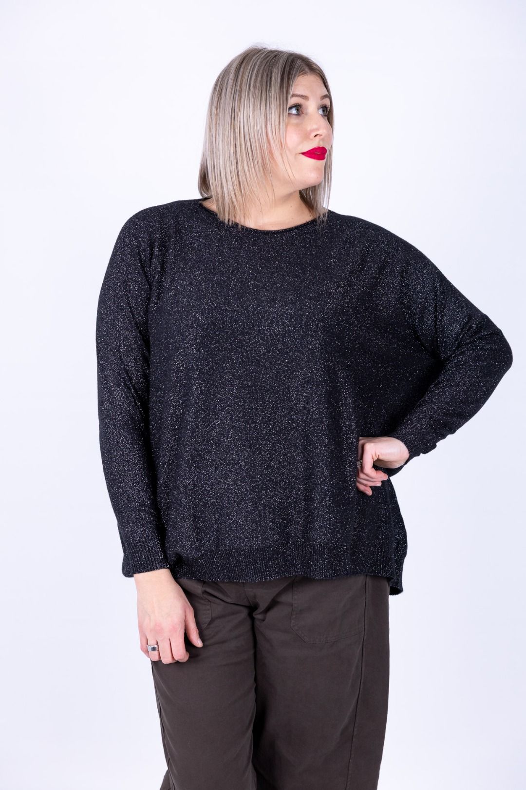 Susy Star - Maglia barca con lurex