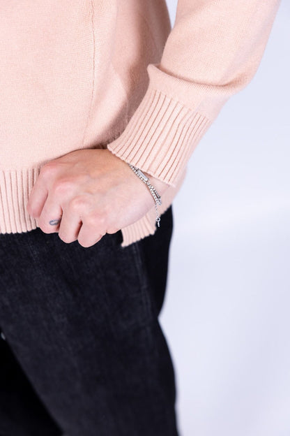 Ragno - Maglia collo a giro con costine sul collo