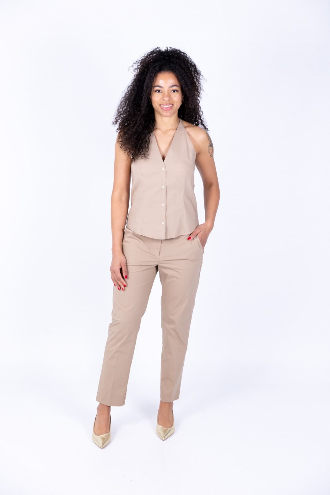 Emme - Pantalone sigaretta tasca francese