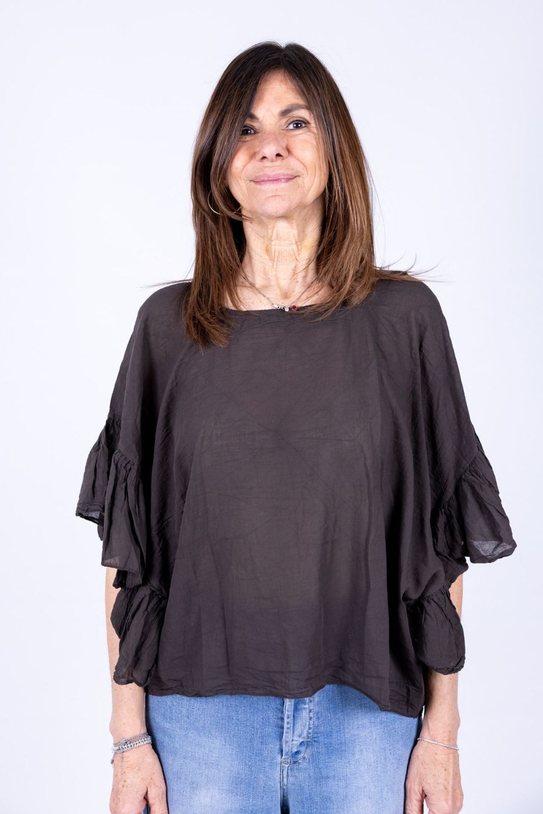 Novepuntouno - Camicina con voulant