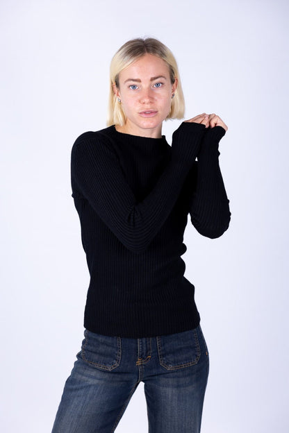 Susy Mix - Maglia lupetto costina