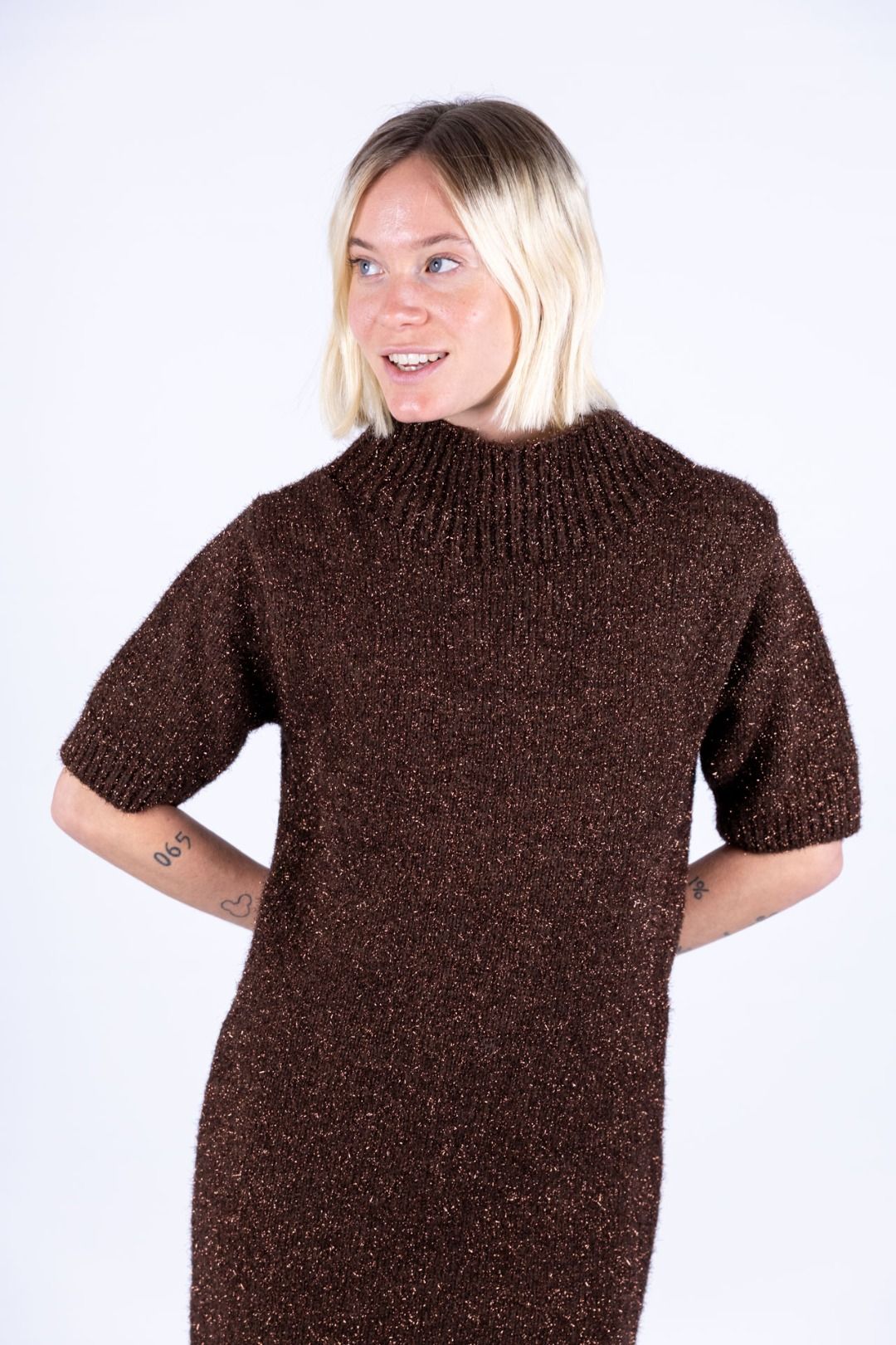 HaveOne - Mini abito collo vulcano