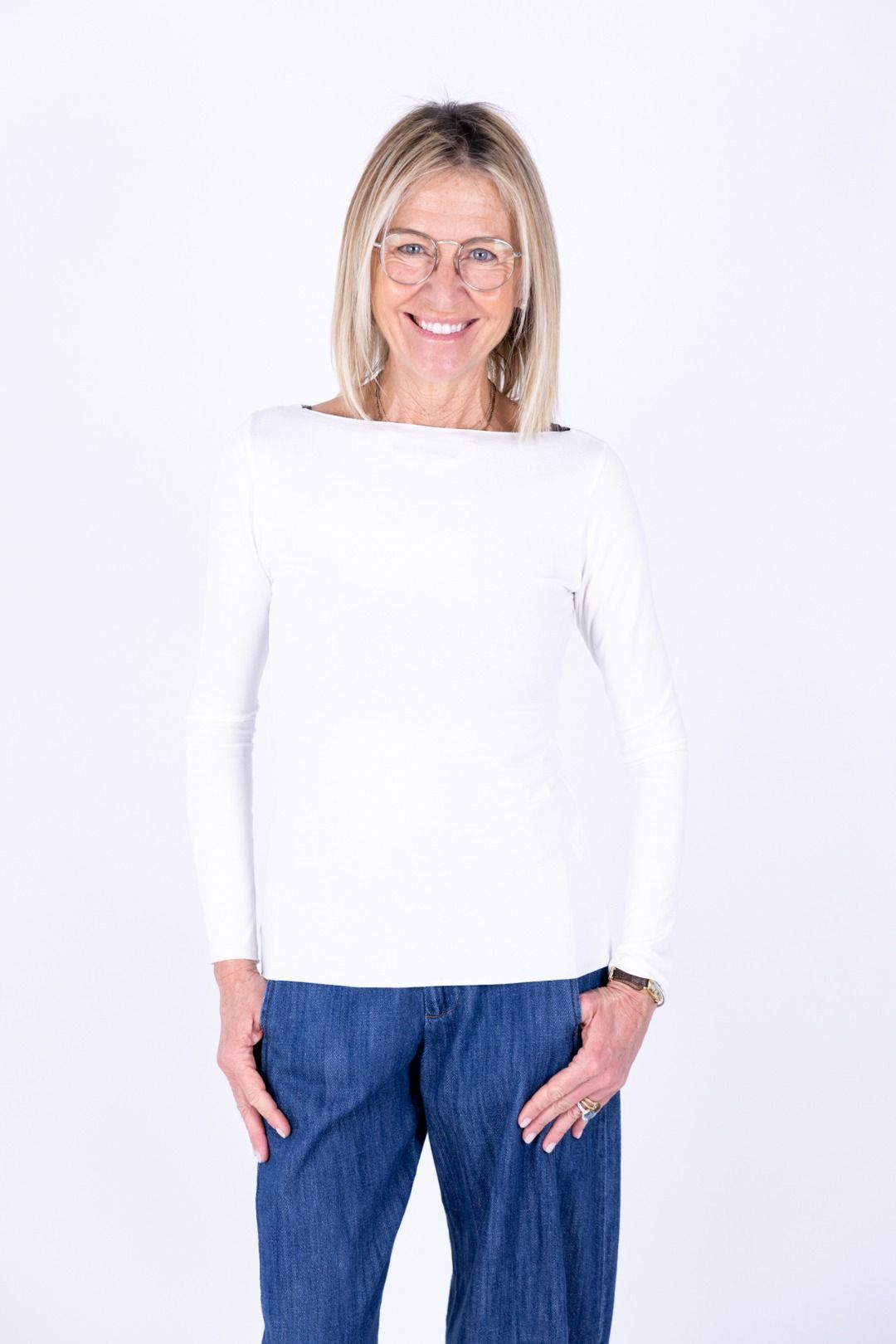 Susy Mix - T-shirt barchetta taglio vivo