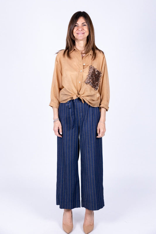 Novepuntouno - Pantalone Gessato