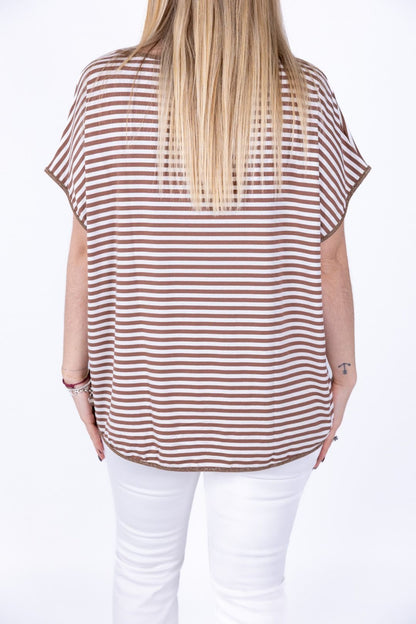 Susy Star - T-shirt con righe