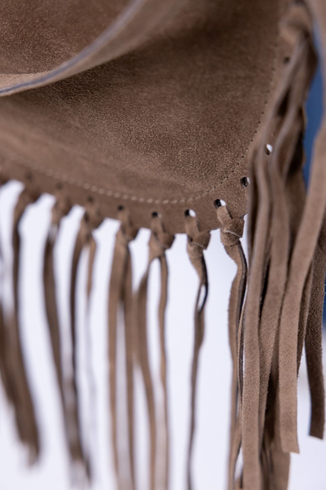 HighGarden - Borsa mezza luna con Frange