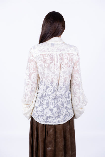 HaveOne - Camicia pizzo