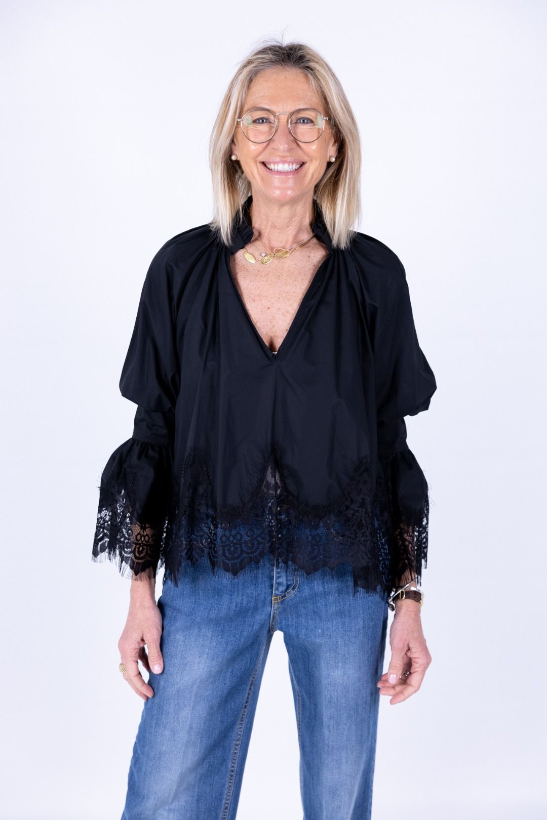 HaveOne - Camicia pizzo