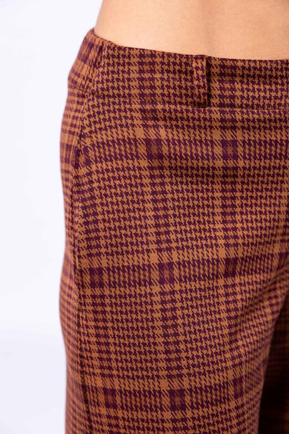 Surkana - Pantaloni ampi in jacquard