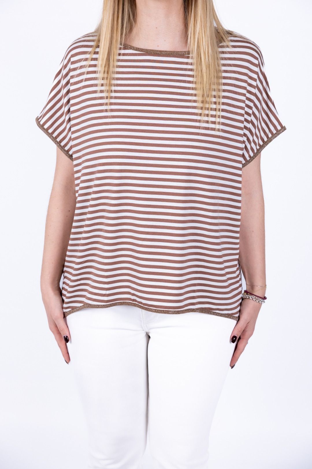 Susy Star - T-shirt con righe