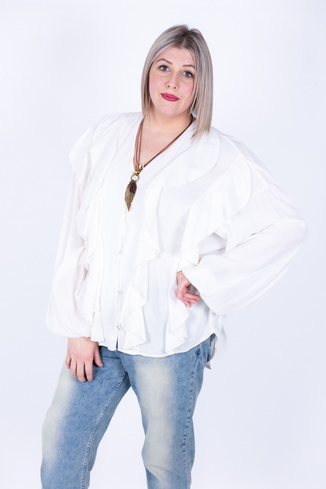 Susy Star - Camicia con rouge