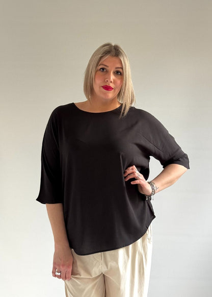 Ragno - Camicia Voile Stretch manica 3/4 Kimono C