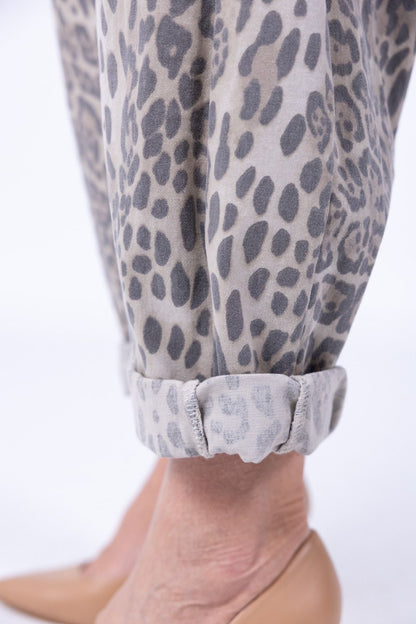 Susy Mix - Pantalone con coulisse maculato