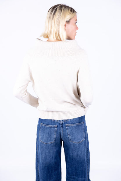 Susy Mix - Maglia shiffer con paillettes