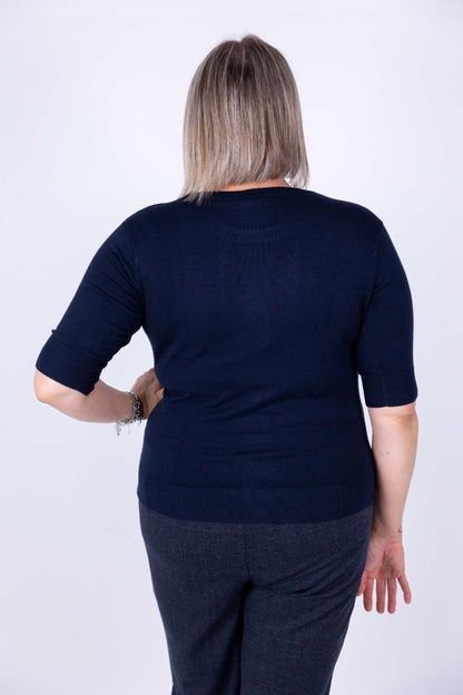 Ragno - Maglia girocollo manica 3/4 C