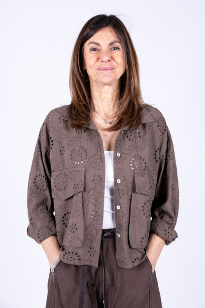 Susy Mix - Giacca sangallo con taschino