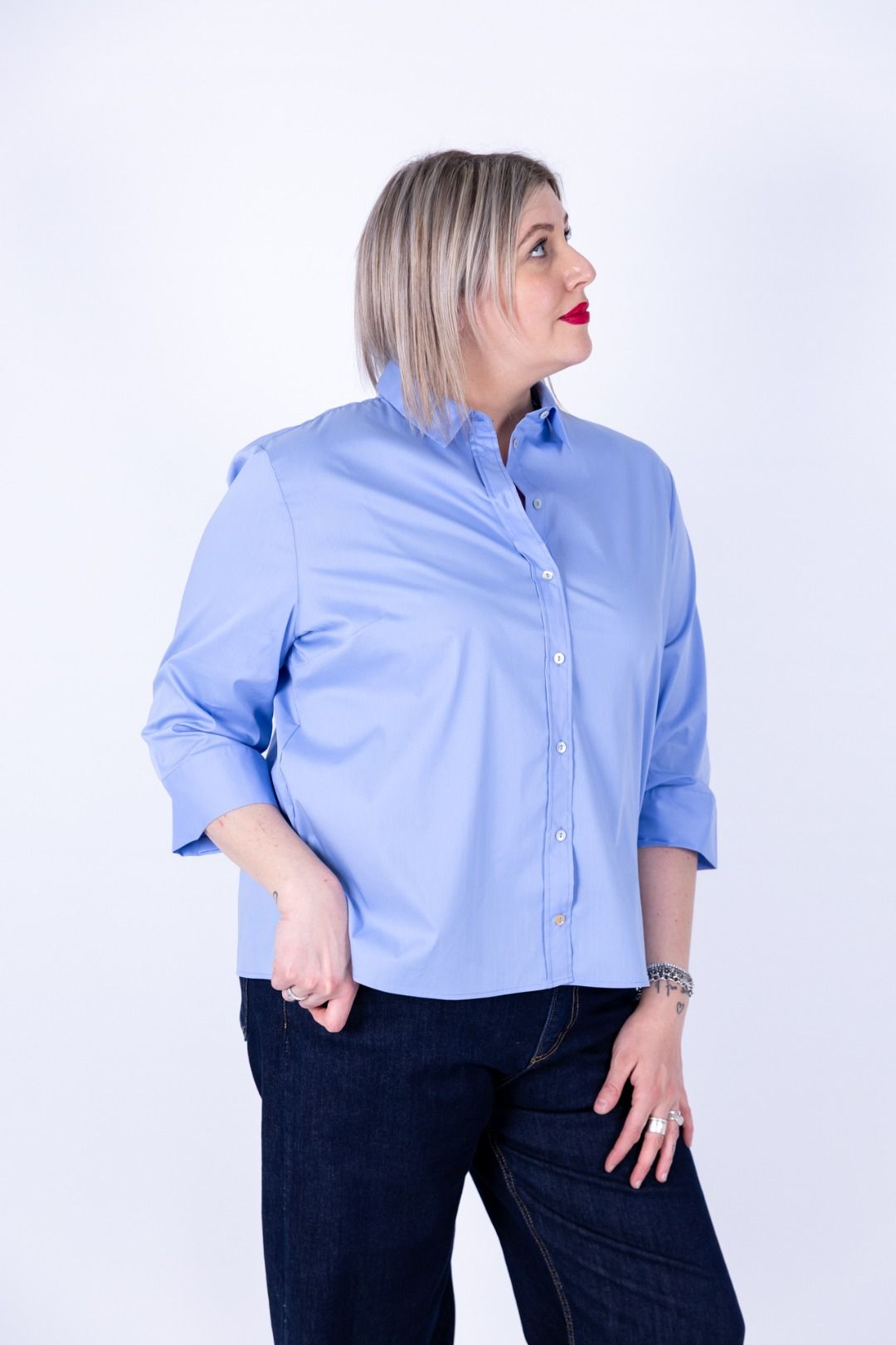 Ragno - Camicia poplin manica 3/4 C