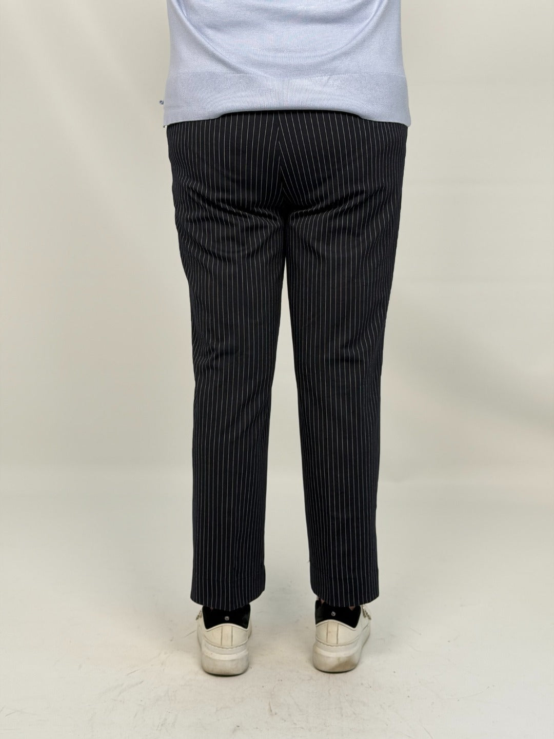 Ragno - Pantalone gessato Straight pocket C